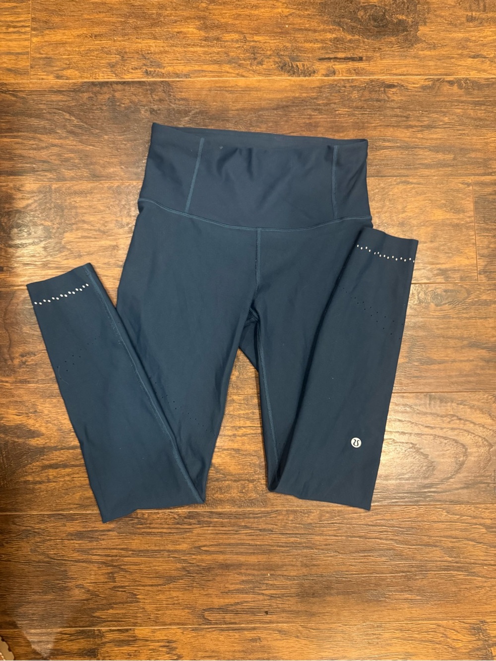Lululemon Blue High-Rise Athletic Leggings